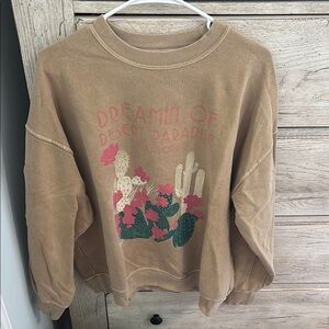 Billabong Crewneck; Desert Paradise Graphic Size M